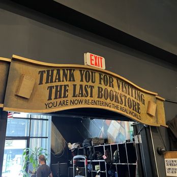 The Last Bookstore - What bookstore thanks you in the way out !!  No thank you !! Had a great time ! - Bookstores Near Me - Los Angeles, California