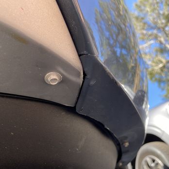 Gary Yeomans Palm Bay Ford - The cracks on the bumper and the shape alteration at the very bottom where it curves. Also the brand new Maverick we bought from them! - Car Dealers Near Me - Palm Bay, Florida Gary Yeomans Palm Bay Ford - The cracks on the bumper and the shape alteration at the very bottom where it curves. Also the brand new Maverick we bought from them! - Car Dealers Near Me - Palm Bay, Florida