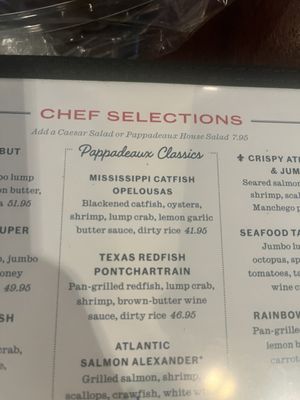 Menu photo 5 Pappadeaux Seafood Kitchen Lawrenceville, GA