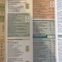 The White Swan - Menu 2