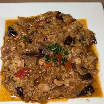 Mediterranean Bistro - Batenjan Eggplant (V) - Mediterranean Near Me - Porter Ranch, California