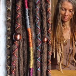 Dreadlocks for fun , when your hair is too much trouble . ask for Ani