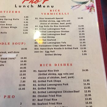 Pho 7 - Menu - Vietnamese Near Me - Vienna, Virginia