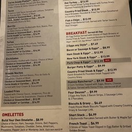 Updated menu Updated menu