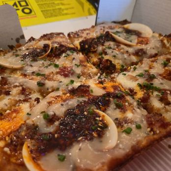 MOTO Pizza - Belltown - Clam pizza. Delicious - Pizza Near Me - Seattle, Washington MOTO Pizza - Belltown - Clam pizza. Delicious - Pizza Near Me - Seattle, Washington