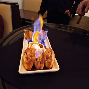 KJ's Steakhouse - Flaming Bananas Foster - Seafood Near Me - Fort Myers, Florida