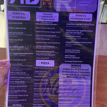 Nona - menu - Fast Food Near Me - Honolulu, Hawaii