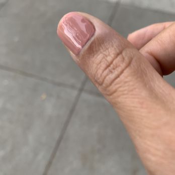 The Upper Hand - As you see second coat doesn't match first coat - Nail Salons Near Me - San Francisco, California The Upper Hand - As you see second coat doesn't match first coat - Nail Salons Near Me - San Francisco, California
