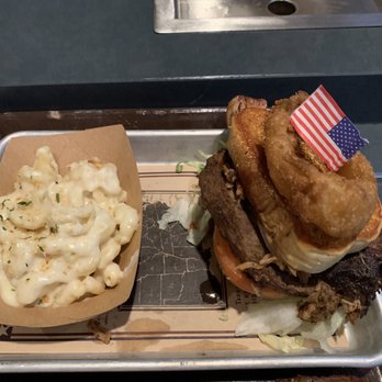 Regal Eagle Smokehouse: Craft Drafts & Barbecue - Brisket sandwich - Barbeque Near Me - Lake Buena Vista, Florida Regal Eagle Smokehouse: Craft Drafts & Barbecue - Brisket sandwich - Barbeque Near Me - Lake Buena Vista, Florida
