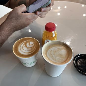 Lion and Lamb Coffee Roasters - Flat White and Vanilla Latte - Coffee Roasteries Near Me - Fullerton, California Lion and Lamb Coffee Roasters - Flat White and Vanilla Latte - Coffee Roasteries Near Me - Fullerton, California
