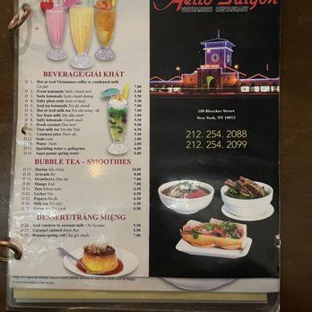 Hello Saigon - Menu - Vietnamese Near Me - New York, New York Hello Saigon - Menu - Vietnamese Near Me - New York, New York