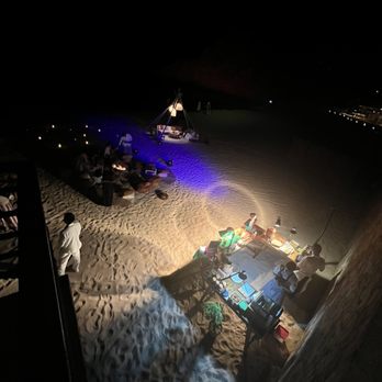 La Marea - Churro station and bonfire at night - Seafood Near Me - San José del Cabo, BCS