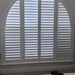 Authentic Blinds & Shutters - 4-Panel Cathedral Style Shutter
