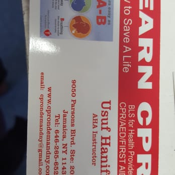CPR ON DEMAND NY - CPR Classes Near Me - Jamaica, New York CPR ON DEMAND NY - CPR Classes Near Me - Jamaica, New York