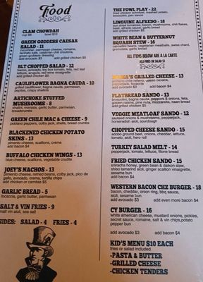 Menu photo 3 Connecticut Yankee San Francisco, CA