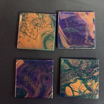 Hawaii Fluid Art - Coasters - Art Classes Near Me - Fort Worth, Texas Hawaii Fluid Art - Coasters - Art Classes Near Me - Fort Worth, Texas