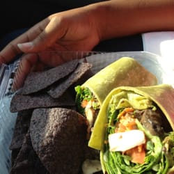 The Green House Juice Cafe - Portobello mushroom wrap! Yum :)