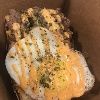 Egg Bomb - Beef teriyaki egg sandwich - Breakfast & Brunch Near Me - Langley, British Columbia Egg Bomb - Beef teriyaki egg sandwich - Breakfast & Brunch Near Me - Langley, British Columbia