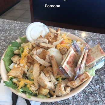 Salty Shake Burgers  - Grilled chicken breast salad...huge!!! - Burgers Near Me - Pomona, California