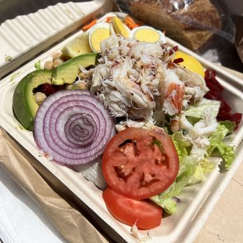 Barbara's Fishtrap - Crab Louie Salad - Seafood Near Me - Half Moon Bay, California