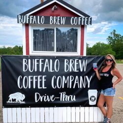 Buffalo Brew Coffee - Front of business taken from FB