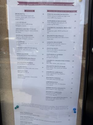 Menu photo 1 Casarecce Boston, MA