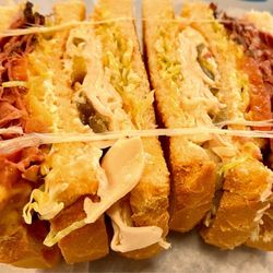 Eat Your Heart Out II - Number 8 Turkey & Pastrami with melted cheese and 1000 Islands dressing.