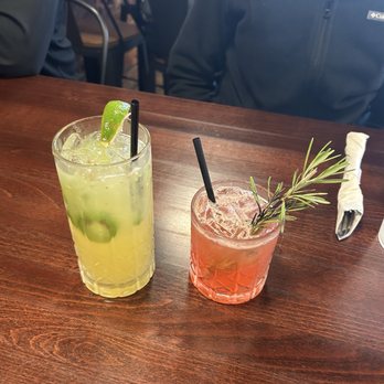 The District Kitchen And Saloon - Jalapeño margarita (because they were so good I had 2) & something with rosemary - Bars Near Me - Cripple Creek, Colorado The District Kitchen And Saloon - Jalapeño margarita (because they were so good I had 2) & something with rosemary - Bars Near Me - Cripple Creek, Colorado