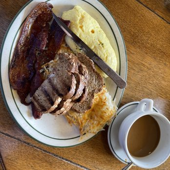 Fred's Coffee Shop - Fred's Two Egg plate - Coffee & Tea Near Me - Sausalito, California
