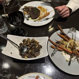Mushrooms & carrots