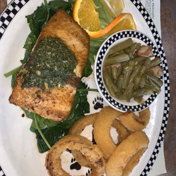 Black Bear Diner Barstow - Wild Alaska Pesto Salmon - Breakfast & Brunch Near Me - Barstow, California Black Bear Diner Barstow - Wild Alaska Pesto Salmon - Breakfast & Brunch Near Me - Barstow, California