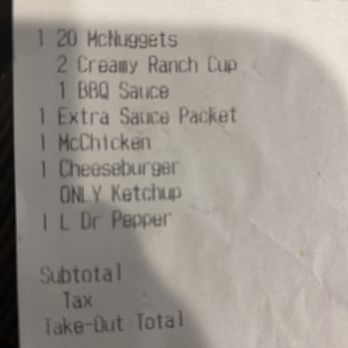 McDonald's - Showing only supposed to be ketchup on the cheeseburger. - Fast Food Near Me - Millbrook, Alabama McDonald's - Showing only supposed to be ketchup on the cheeseburger. - Fast Food Near Me - Millbrook, Alabama