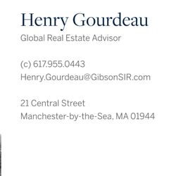 Henry Gourdeau-Gibson Sotheby's International Realty - Here for all your residential real estate needs, buyer, seller, long term rental.