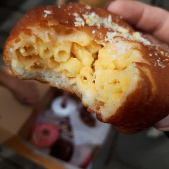 Doe Donuts - Mac and cheese donut - Donuts Near Me - Portland, Oregon Doe Donuts - Mac and cheese donut - Donuts Near Me - Portland, Oregon