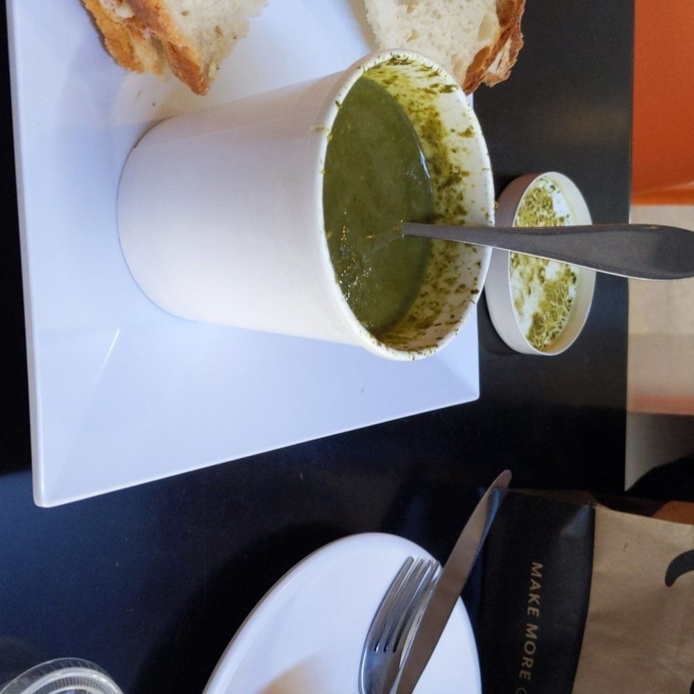 Hendrickx Belgian Bread Crafter - Demi soupe+ demi dejeuner sandwich with the 'last' almond muffin:) - Bakeries Near Me - Chicago, Illinois Hendrickx Belgian Bread Crafter - Demi soupe+ demi dejeuner sandwich with the 'last' almond muffin:) - Bakeries Near Me - Chicago, Illinois
