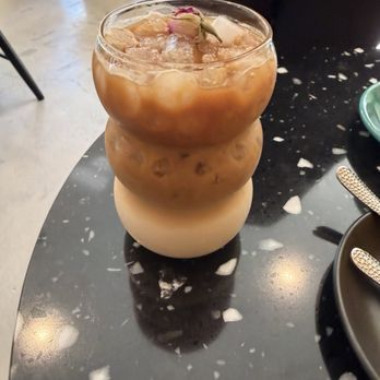 Pop Haus Coffee - Cardamom rose latte - Coffee & Tea Near Me - Saratoga, California Pop Haus Coffee - Cardamom rose latte - Coffee & Tea Near Me - Saratoga, California