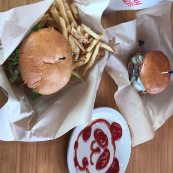 Johnny Rockets - Portabello Swiss double burger and original burger - Diners Near Me - Kapolei, Hawaii