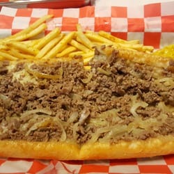 Fred's Downtown Philly - Lewisville - Regular Philly, with crab fries.