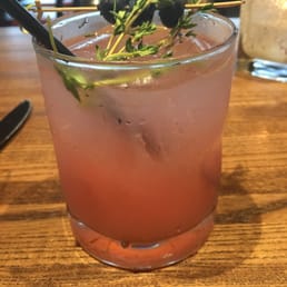 It's Blueberry Thyme....  vodka, blueberries, sours & fresh thyme YUMMY!