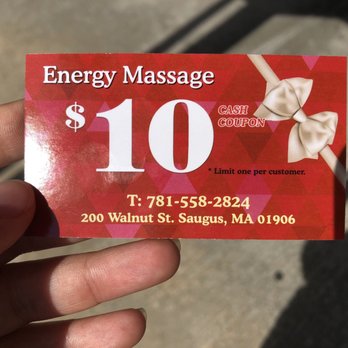 Energy Massage - See if you can get one of these! - Massage Therapy Near Me - Saugus, Massachusetts
