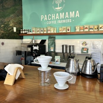 Pachamama Coffee - Interior behind counter - Coffee & Tea Near Me - Sacramento, California