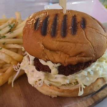 Enchant - Shrimp burger - Asian Fusion Near Me - Los Angeles, California Enchant - Shrimp burger - Asian Fusion Near Me - Los Angeles, California