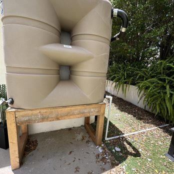 Wiseman Residential - Rainwater tanks placed on exposed supports with sharp edges. This feels unsafe, especially in a family building with children. - Apartments Near Me - Los Angeles, California