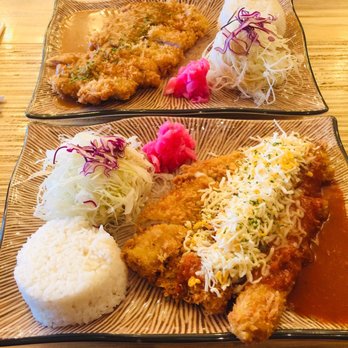 Katsuya - Top: Pork Tonkatsu Bottom: White Snow Fish - Japanese Near Me - Toronto, Ontario Katsuya - Top: Pork Tonkatsu Bottom: White Snow Fish - Japanese Near Me - Toronto, Ontario