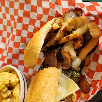 Keene Cafe - Santa Fe Chicken Sandwich. The chicken was too dry and over cooked but the mushroom's, gooey cheese and pepper's were out of this world. - Diners Near Me - Keene, California