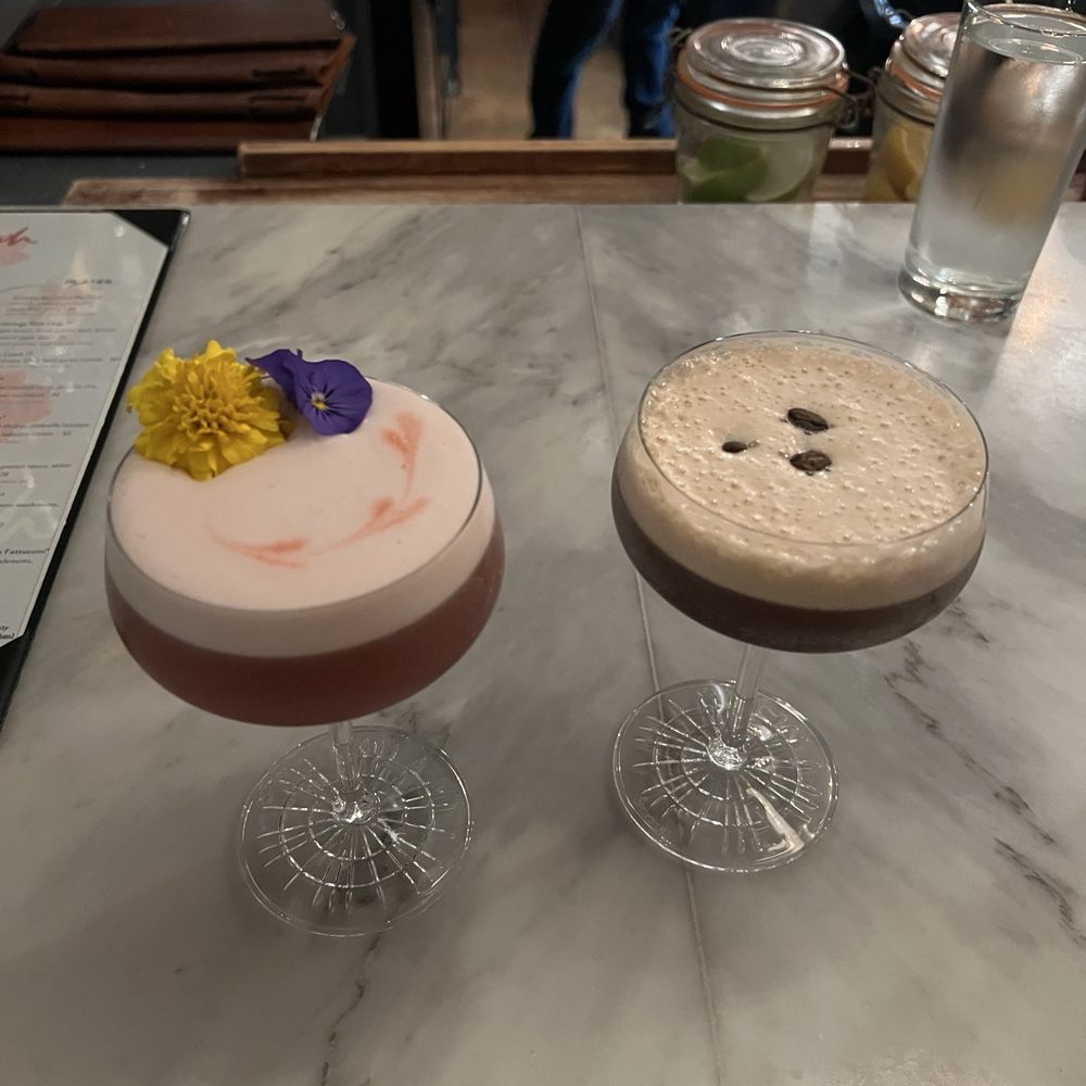 Crush XI - Espresso martini and gin sour - New American Near Me - Melbourne, Florida Crush XI - Espresso martini and gin sour - New American Near Me - Melbourne, Florida