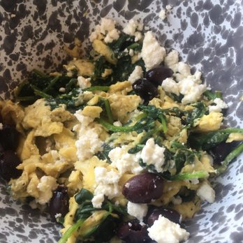 Bolt - 3 eggs with spinach, feta, and olives - Coffee & Tea Near Me - Los Angeles, California