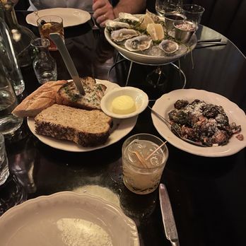 Superba Food + Bread Hollywood - Bread and really good butter and salt, west coast oysters, and crispy brussels sprouts. - New American Near Me - Los Angeles, California Superba Food + Bread Hollywood - Bread and really good butter and salt, west coast oysters, and crispy brussels sprouts. - New American Near Me - Los Angeles, California