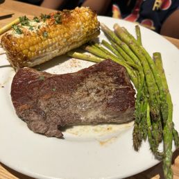 Sirloin and asparagus Sirloin and asparagus