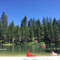 Sugar Pine Cabin - This perfect spot was just a quick walk from the cabin and was great for the entire family